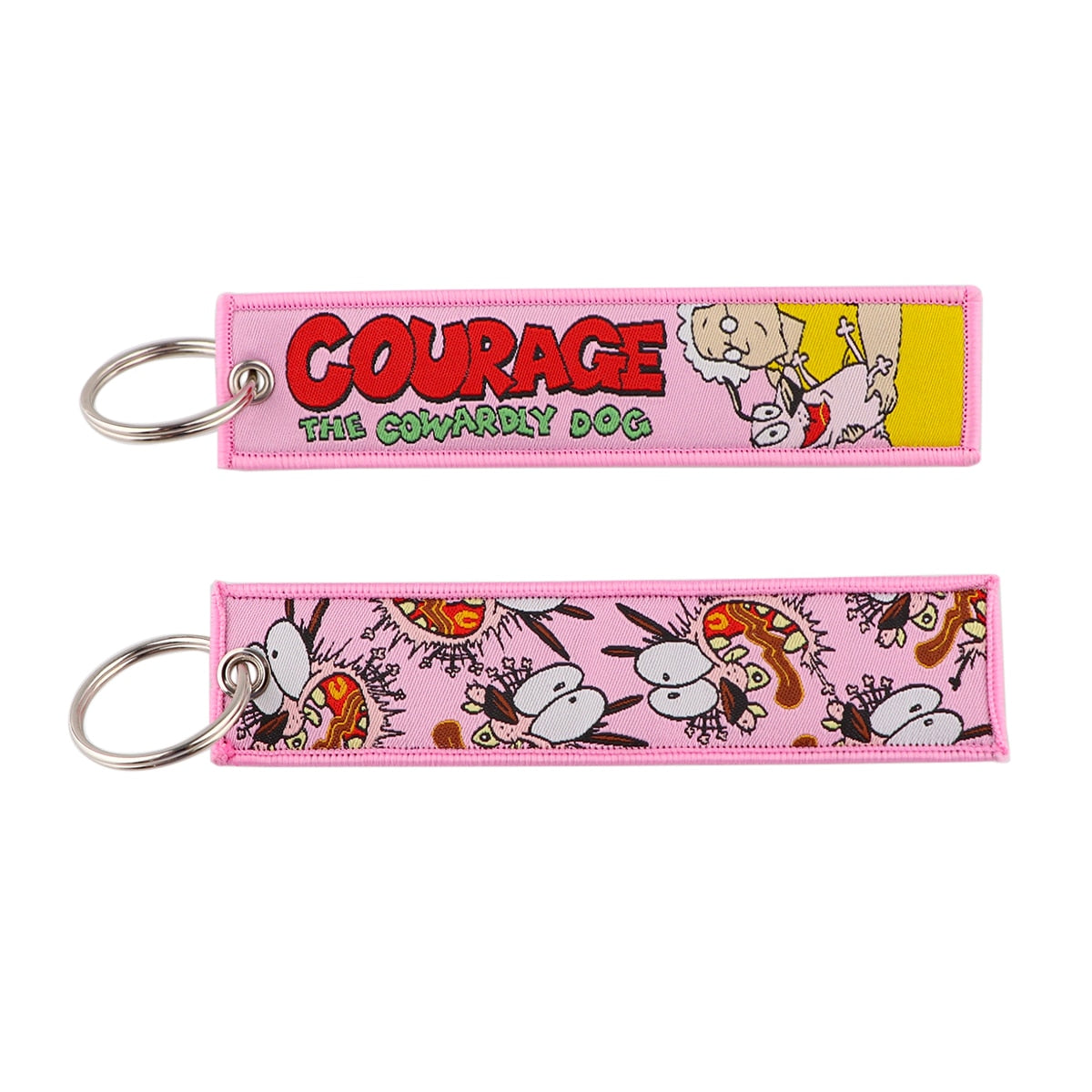 Anime Embroidery Keychain Key Ring 3