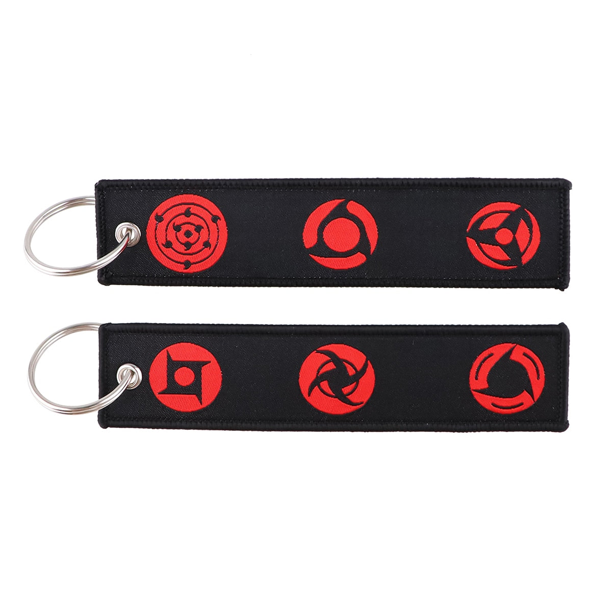 Naruto Embroidered Keychain Key Ring 5