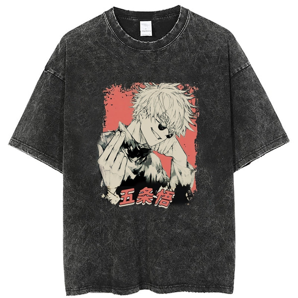 Jojo Satoru -Jujutsu Kaisen T-shirt DarkGrey v9
