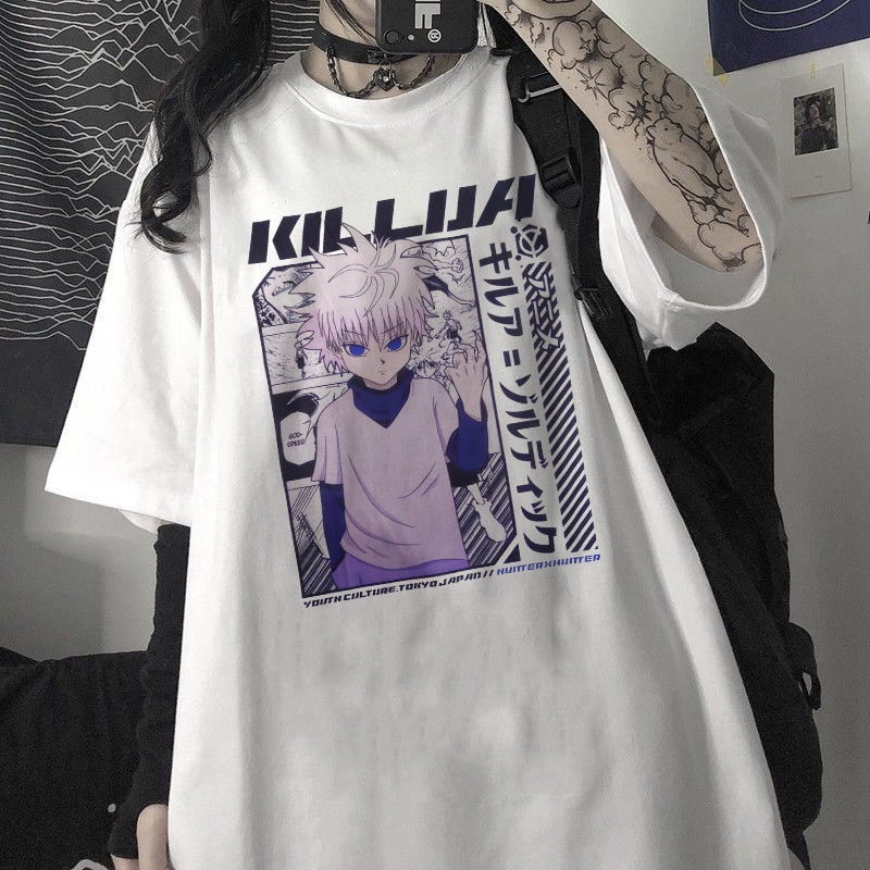 Hunter Tshirt Killua T shirt OTAKUSTORE