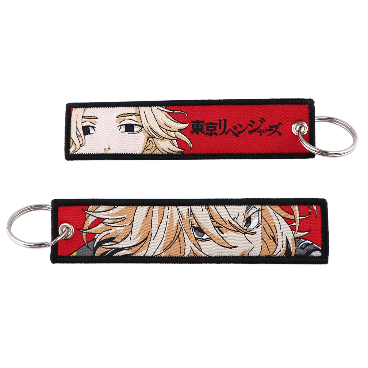 Anime Embroidery Keychain Key Ring 28