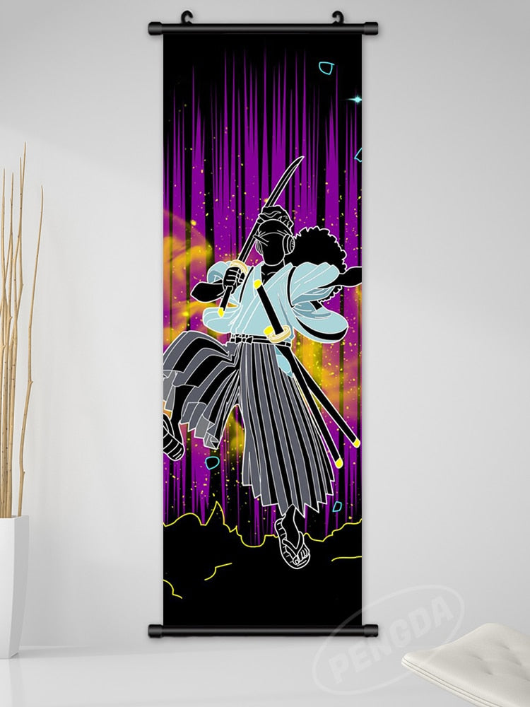 One Piece LED Style Scroll Poster slgh-One Piece-32 25x75cm