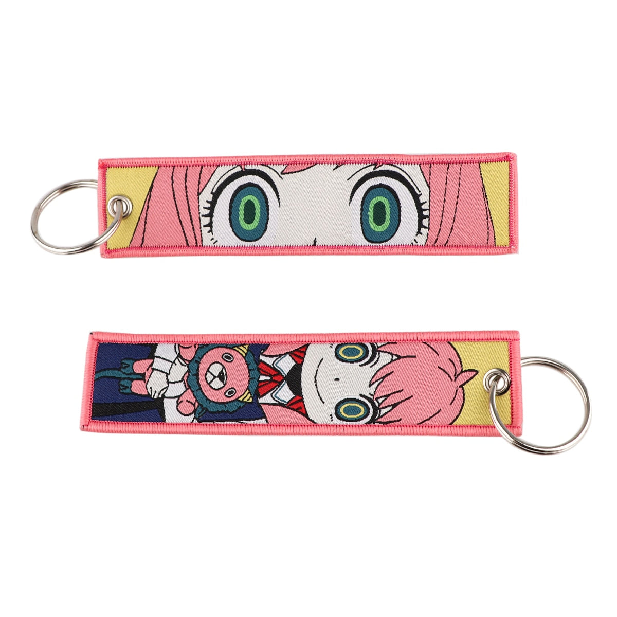 Anime Embroidery Keychain Key Ring 47