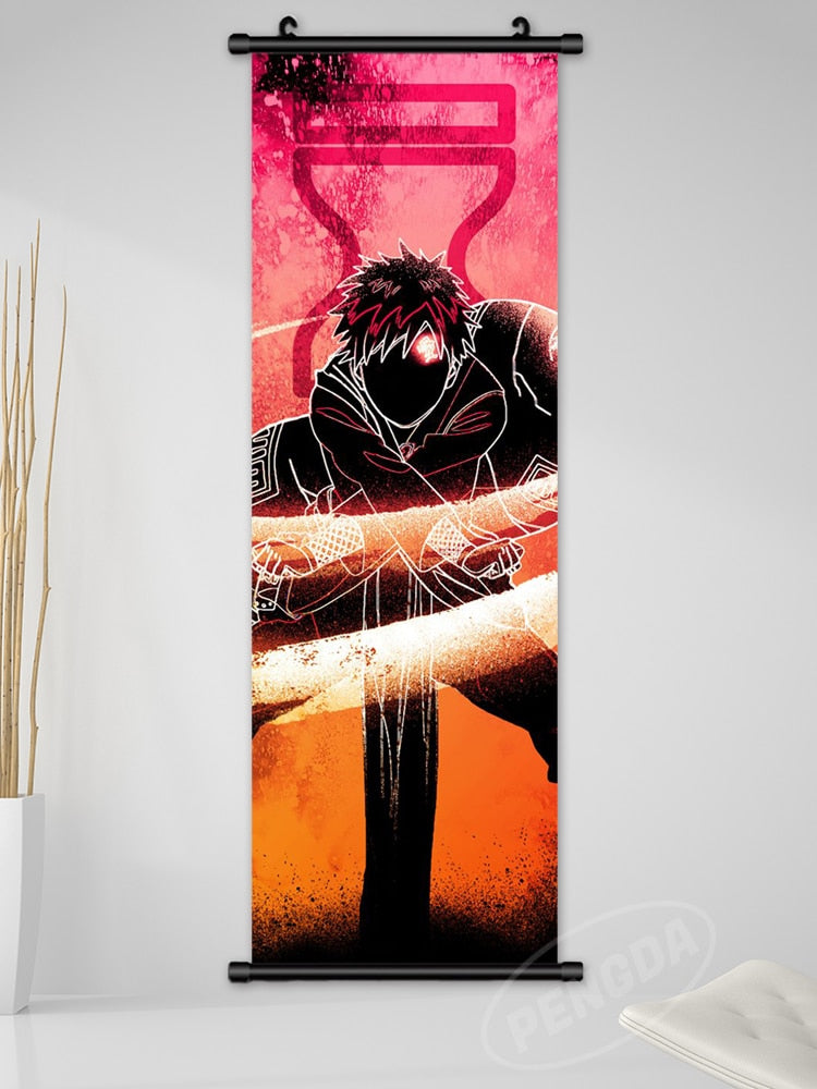 Naruto Silhouette Scroll Poster V-30247 25x75cm