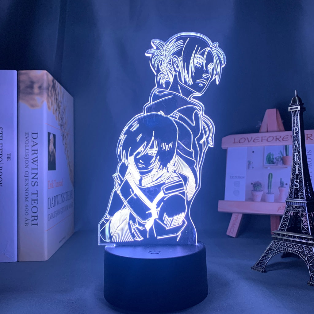 Attack on Titan Night Light Lamp A4 7 colors
