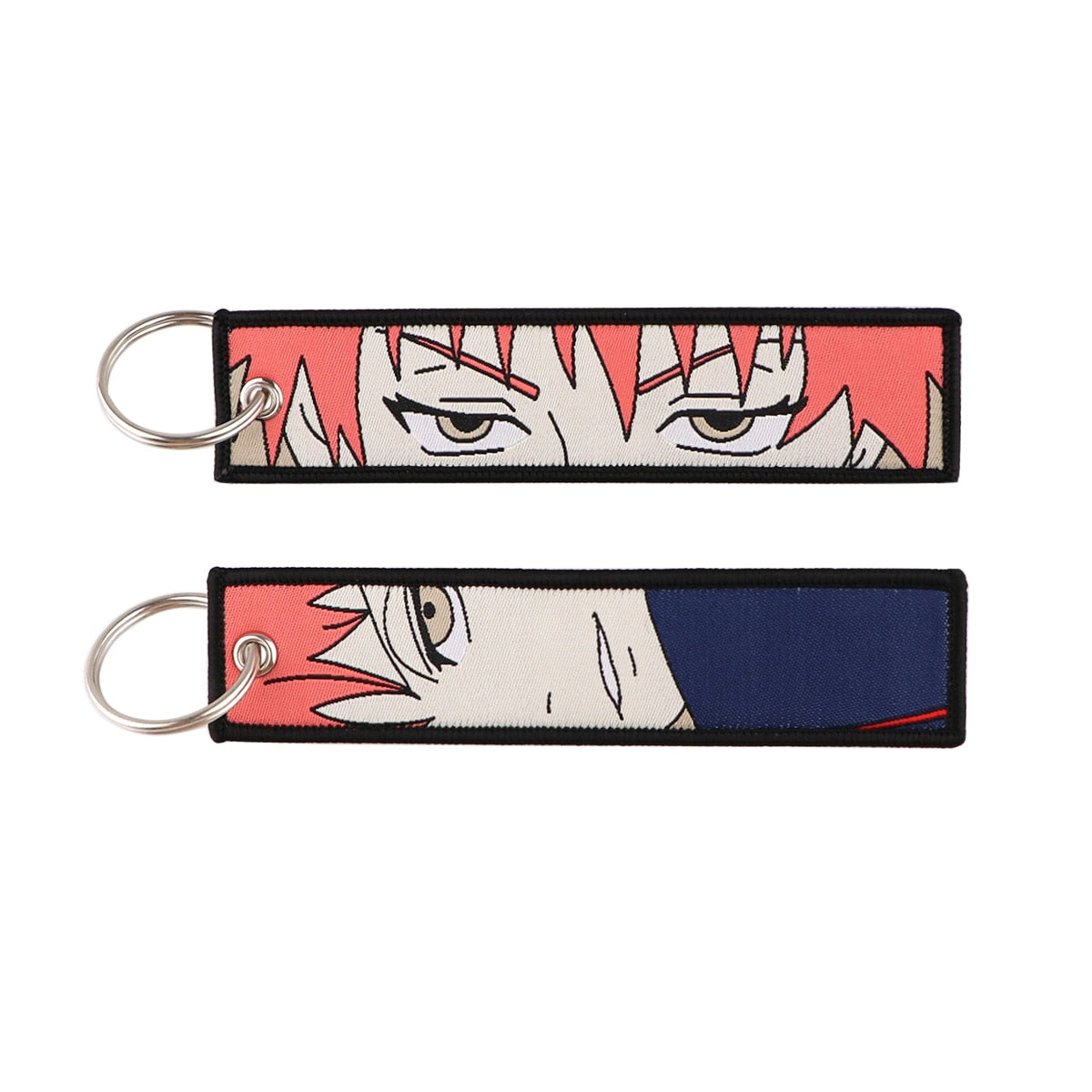 Naruto Embroidered Keychain Key Ring 8