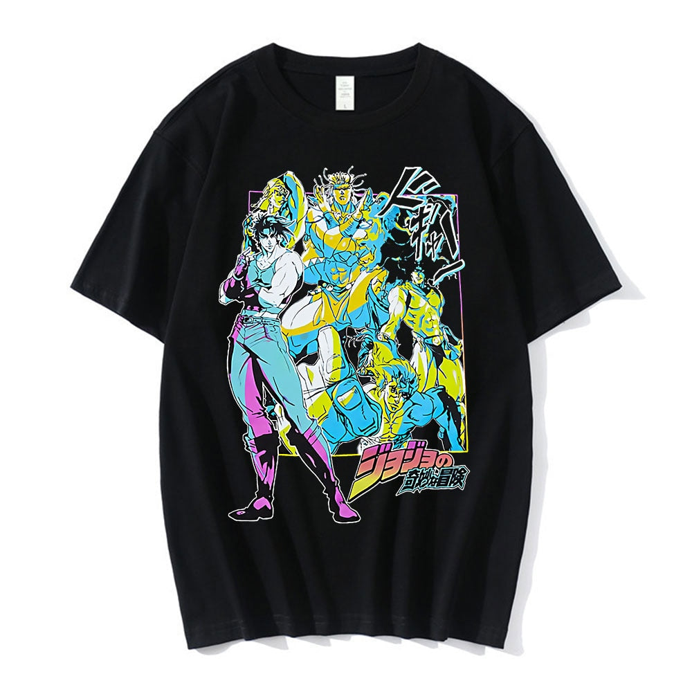 Jojo Bizarre Adventure Tshirt Black v3