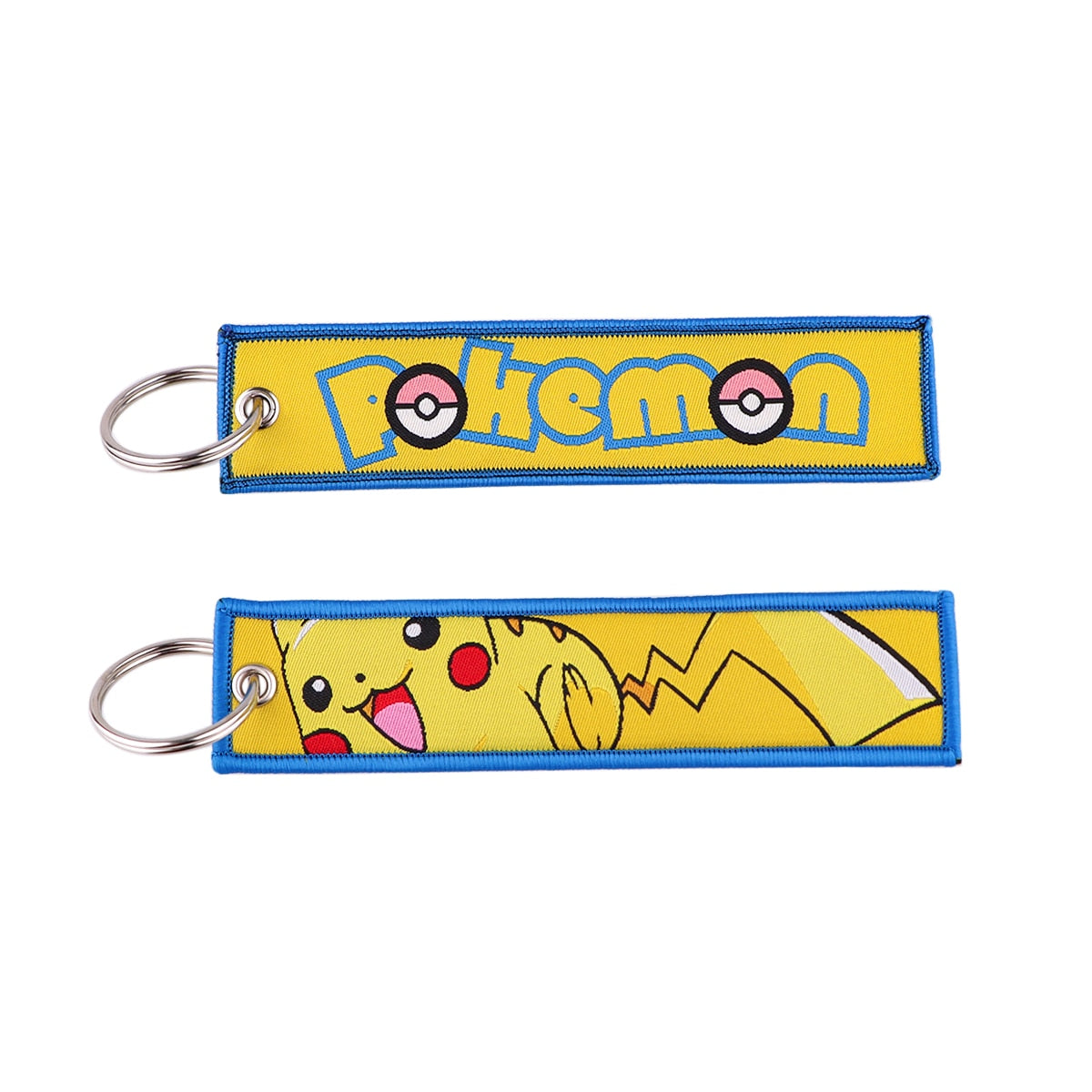 Pokemon Embroidered keychain key Ring 2
