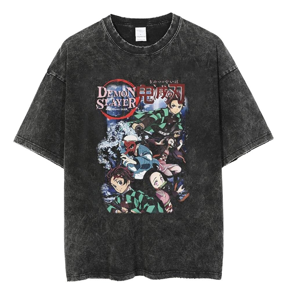 Demon Slayer T-shirt Dark Grey v2