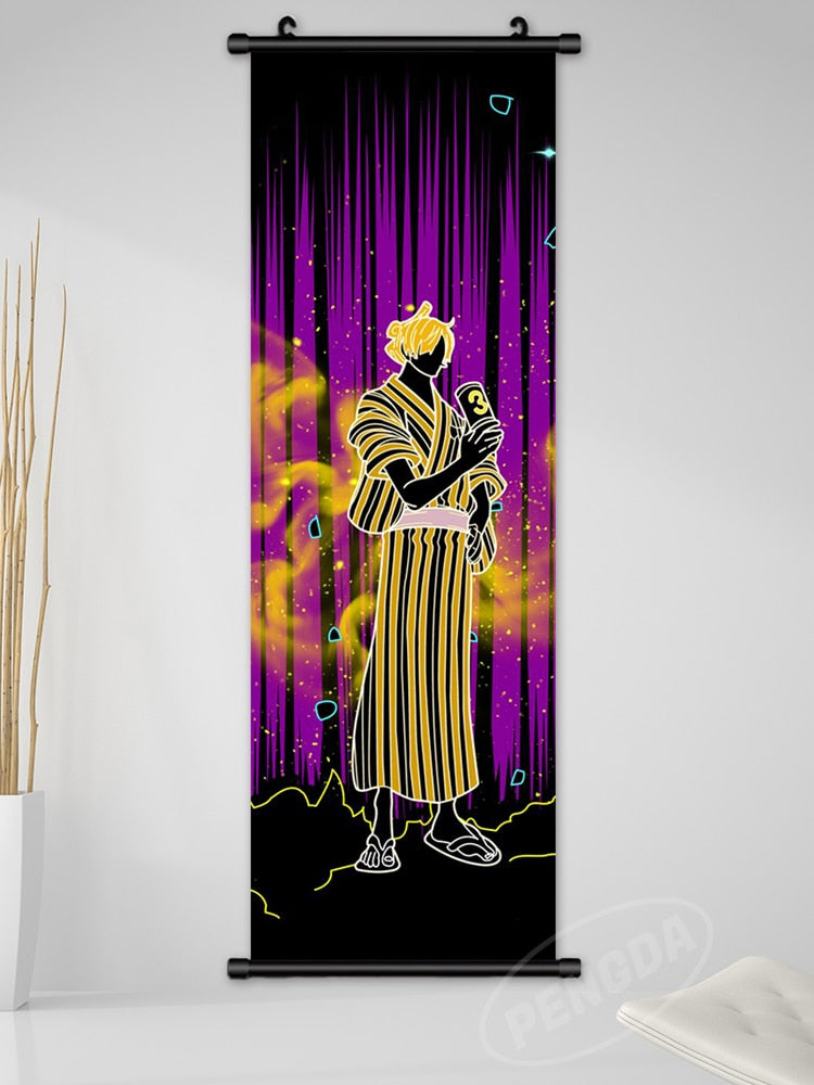 One Piece LED Style Scroll Poster slgh-One Piece-29 25x75cm