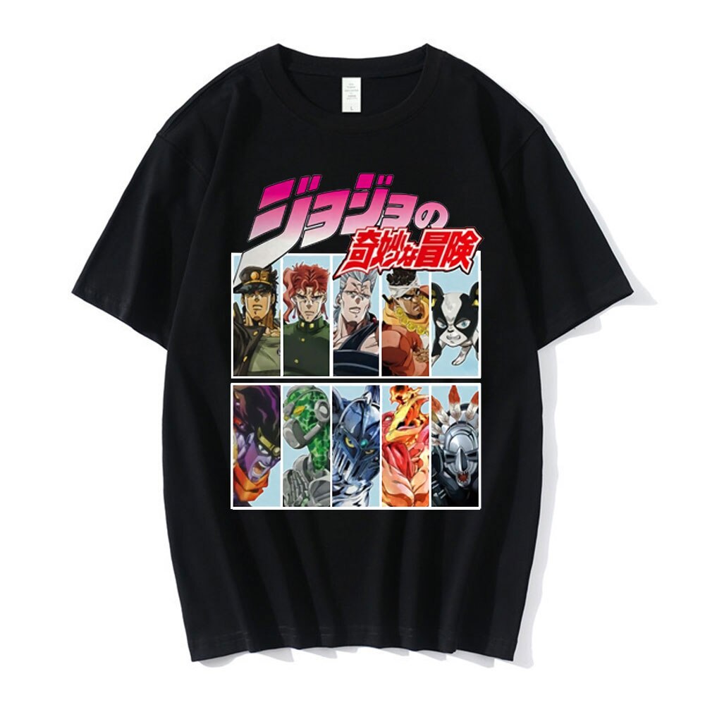 Jojo Bizarre Adventure Tshirt Black v1