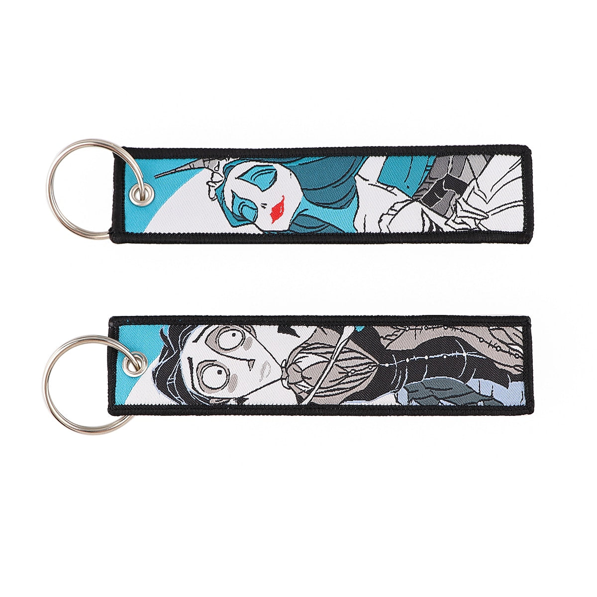 Anime Embroidery Keychain Key Ring 74