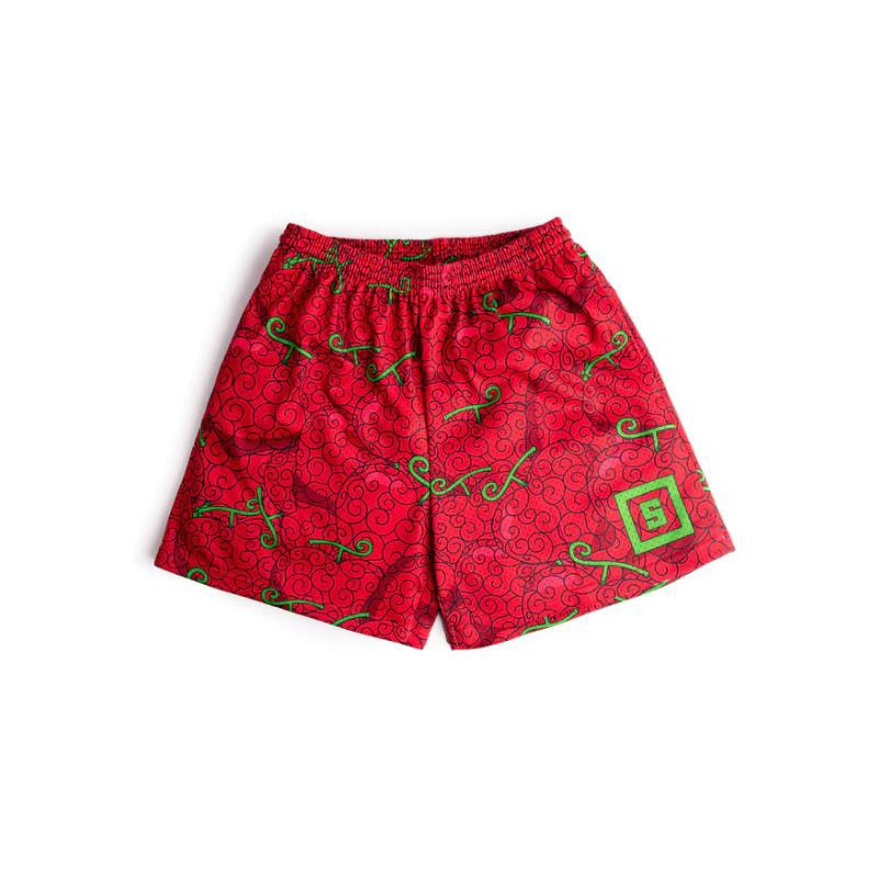 One Piece Shorts Red3