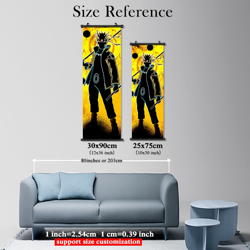 One Piece LED Style Scroll Poster