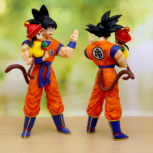 Dragon Ball Son Goku with Gohan Figure Pvc Action Figure