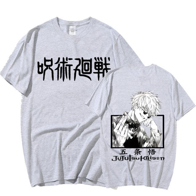 Jujutsu Kaisen Tshirt ( Summer ) gray