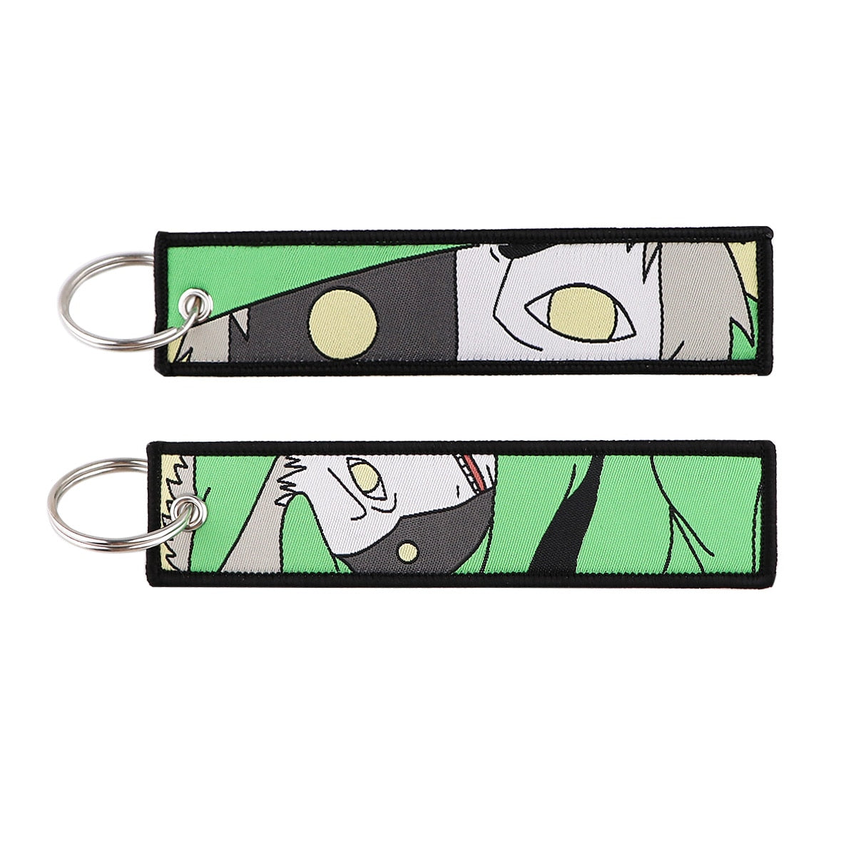 Naruto Embroidered Keychain Key Ring 12