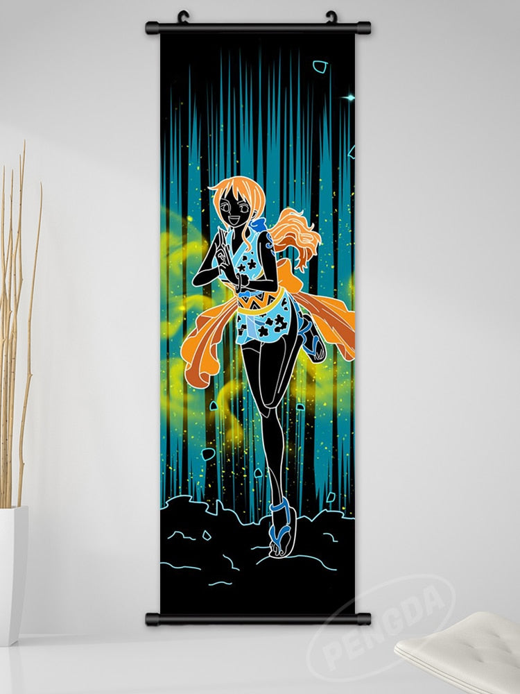 One Piece LED Style Scroll Poster slgh-One Piece-34 25x75cm