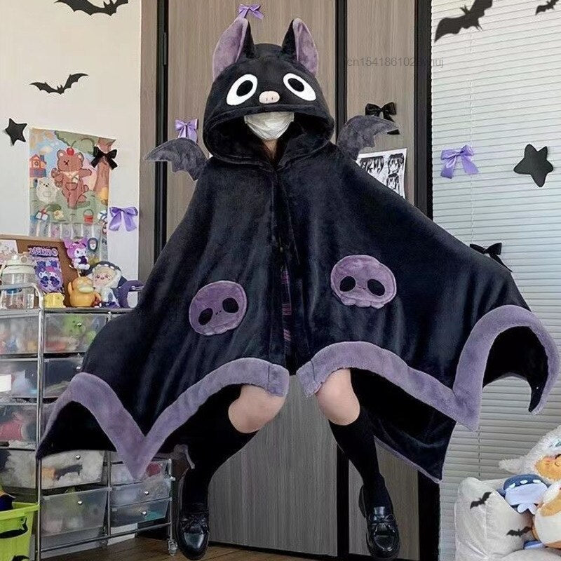 Kawaii Bat Cloak Sleepwear Costume