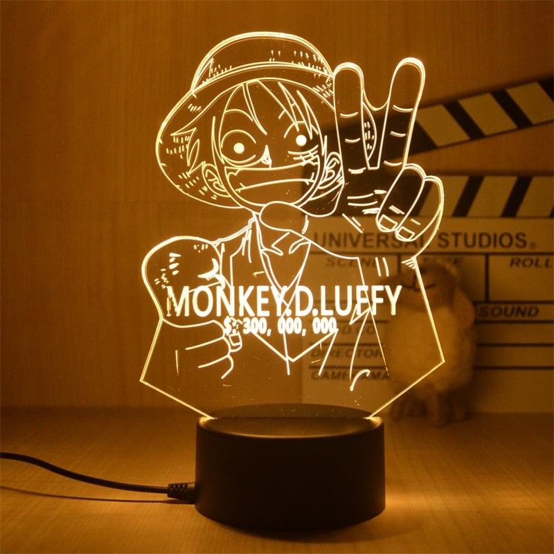 One Piece Night Light Lamp 5 18CM