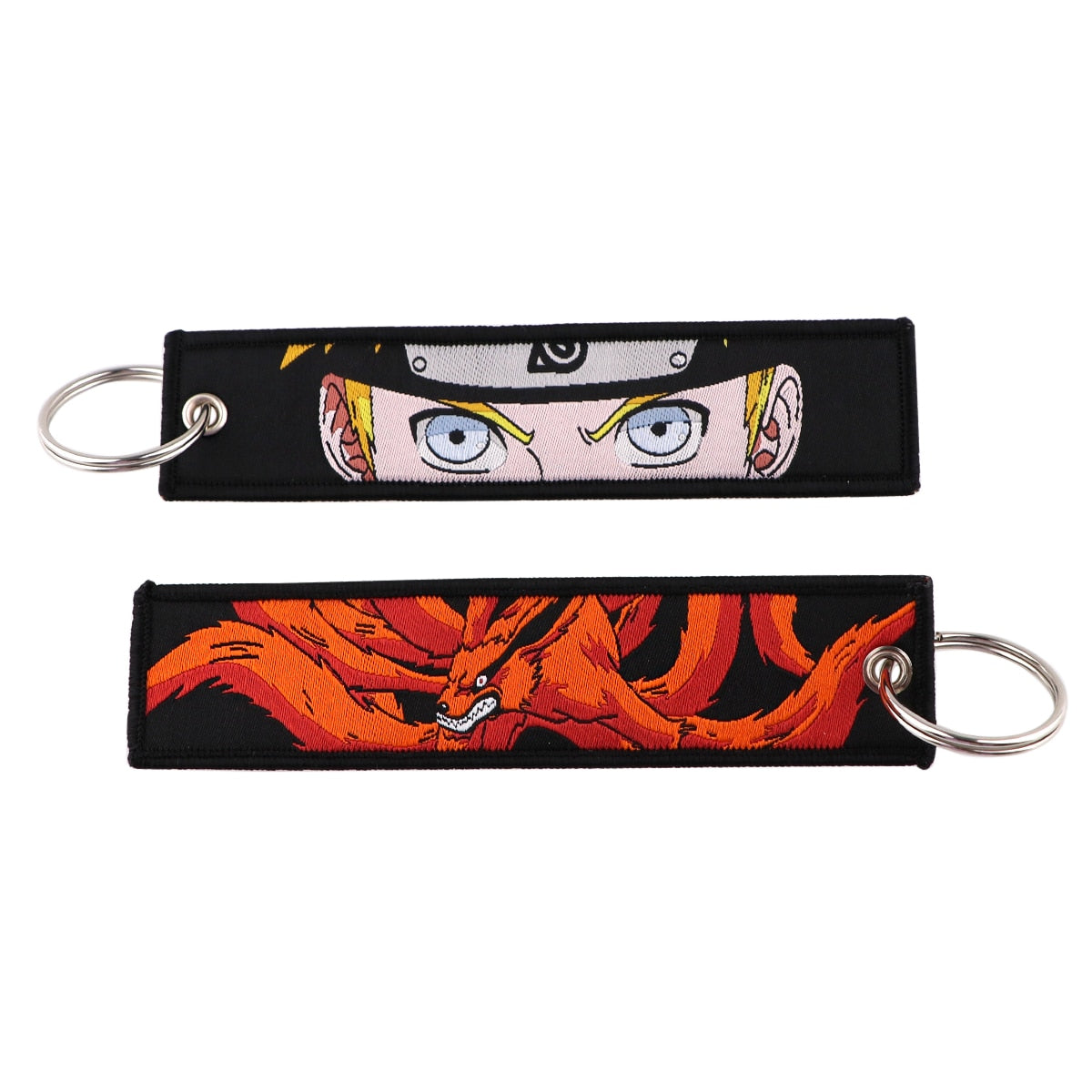 Naruto Embroidered Keychain Key Ring 4