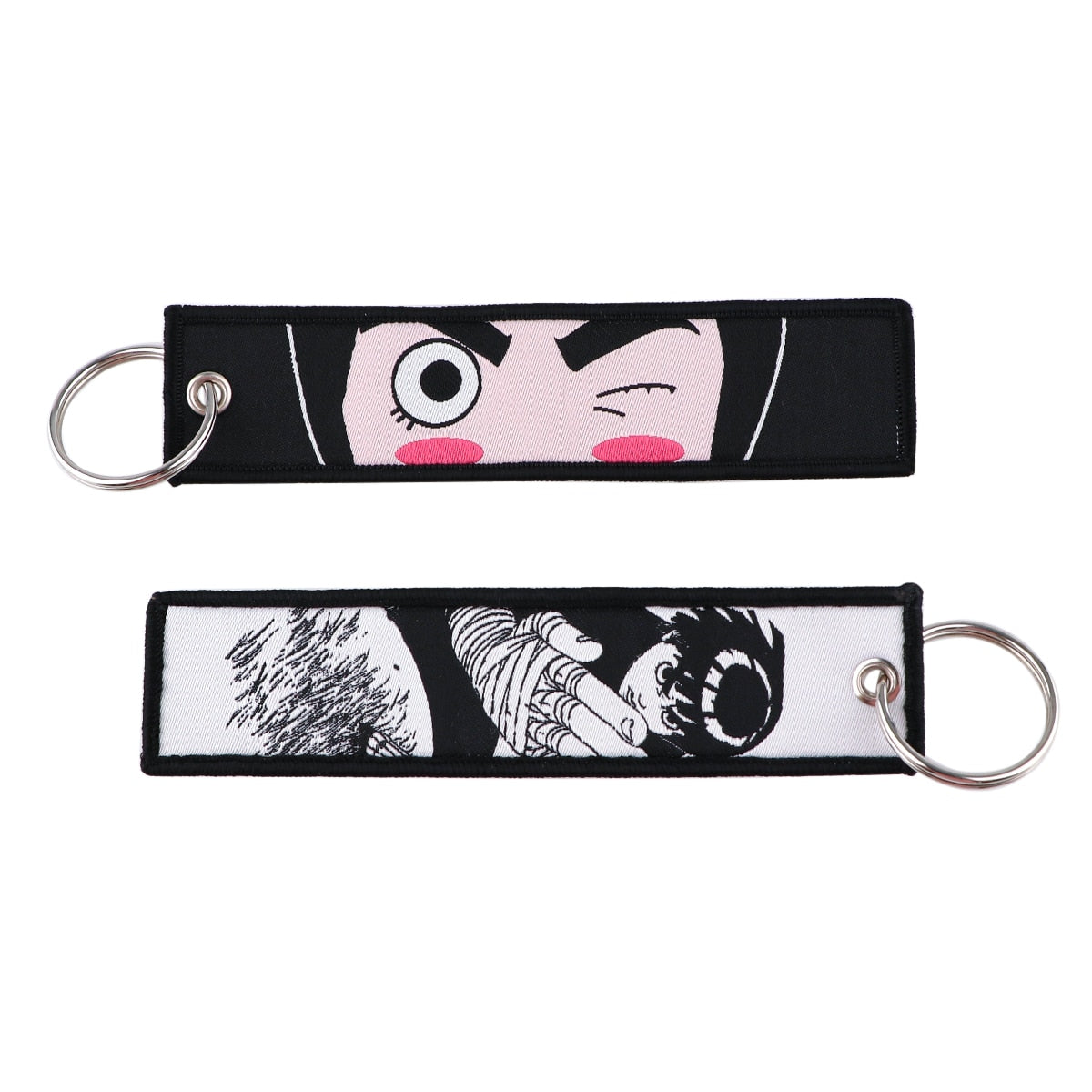 Naruto Embroidered Keychain Key Ring 3