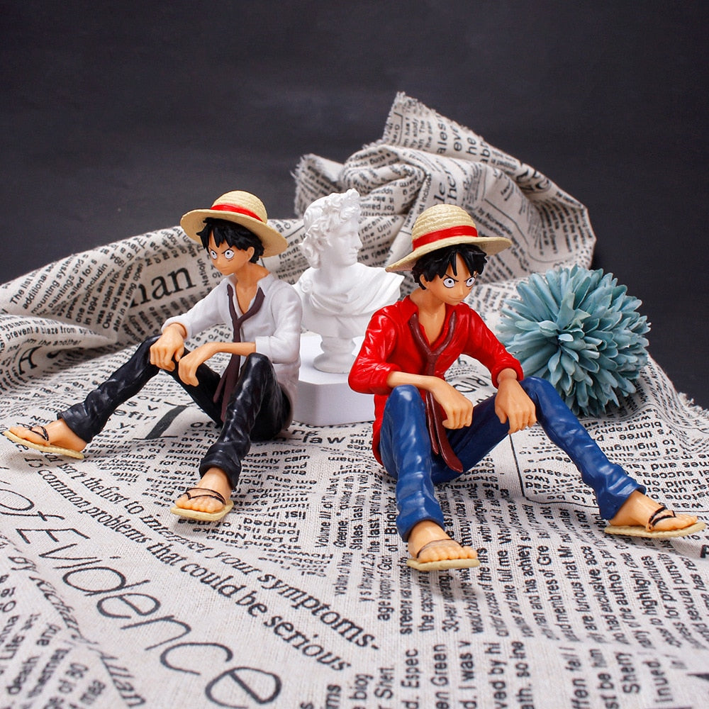 One Piece Luffy Action Figure Sitting Position