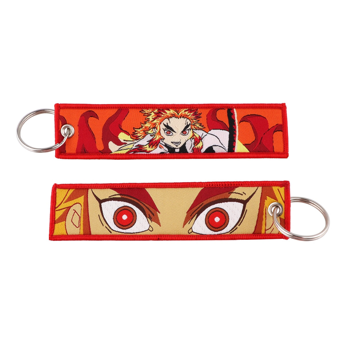 Anime Embroidery Keychain Key Ring 11