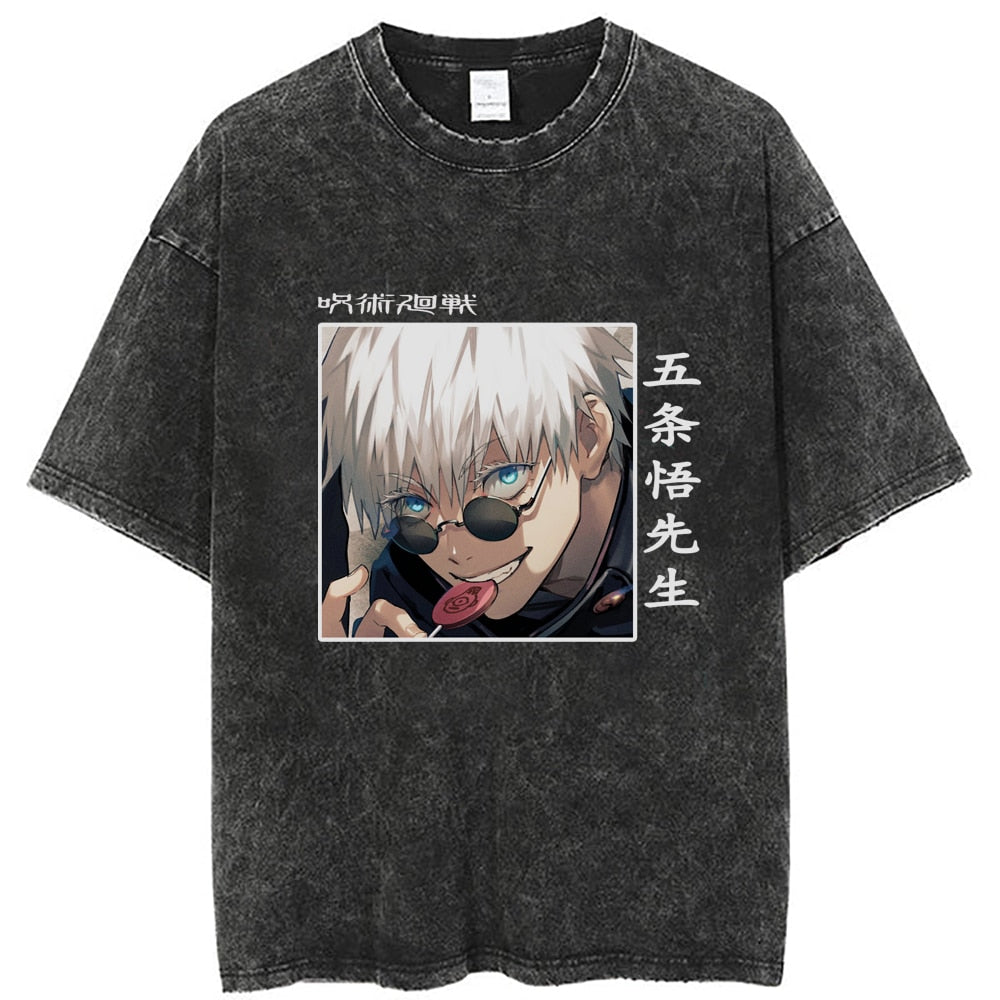 Jojo Satoru -Jujutsu Kaisen T-shirt DarkGrey v7