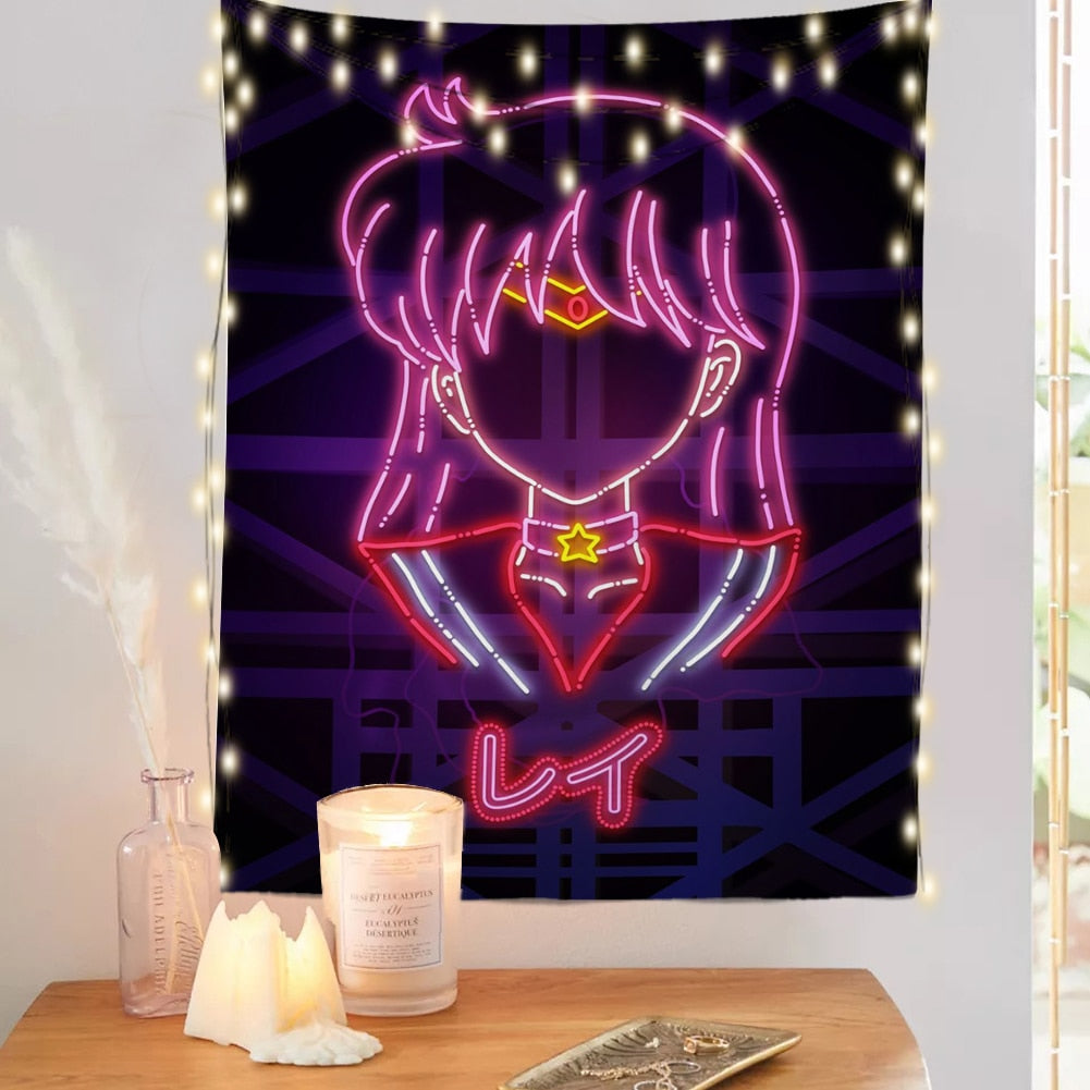 Sailor moon Wall Tapestry 7