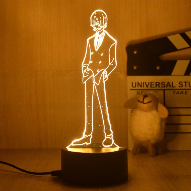 One Piece Night Light Lamp 10 18CM