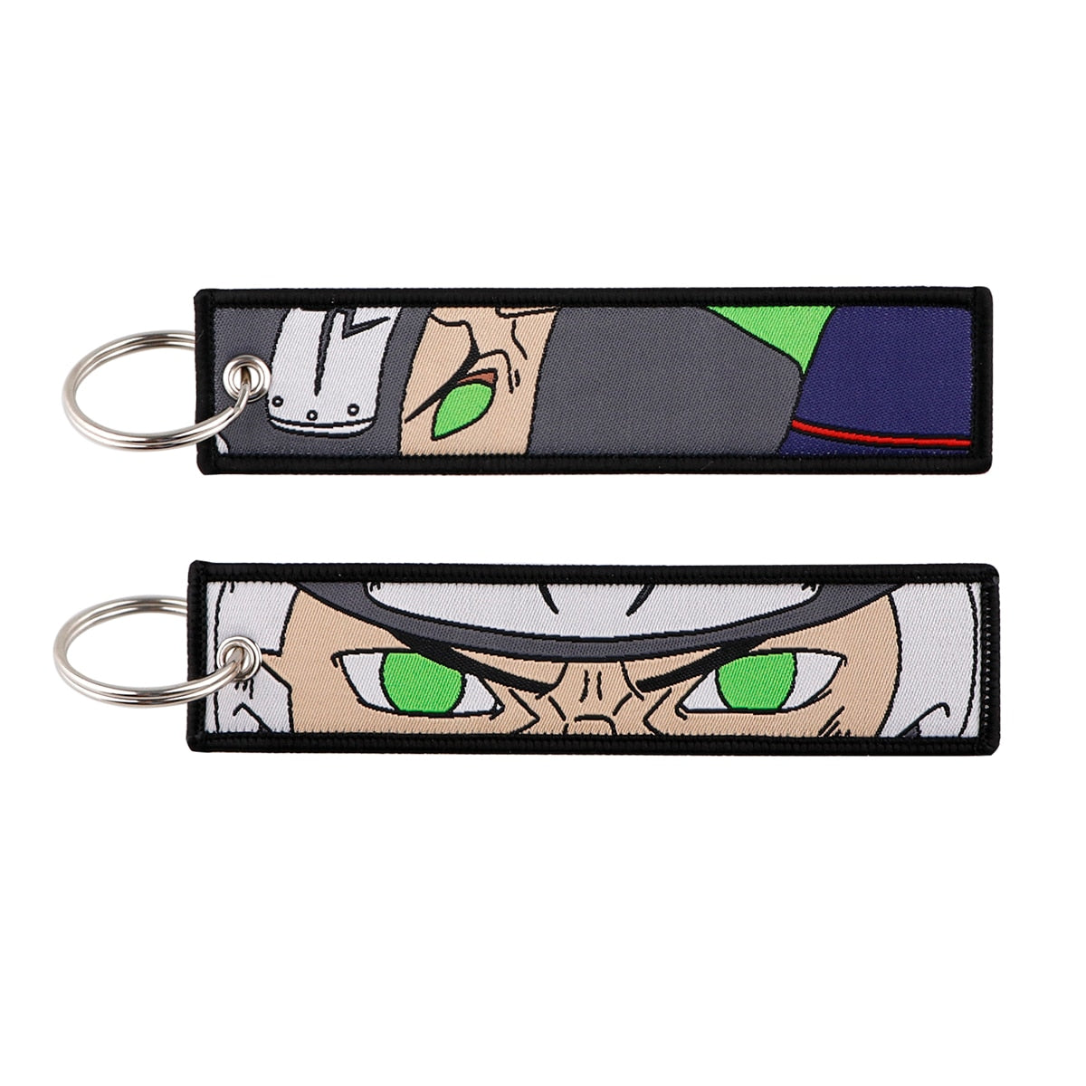 Naruto Embroidered Keychain Key Ring 17