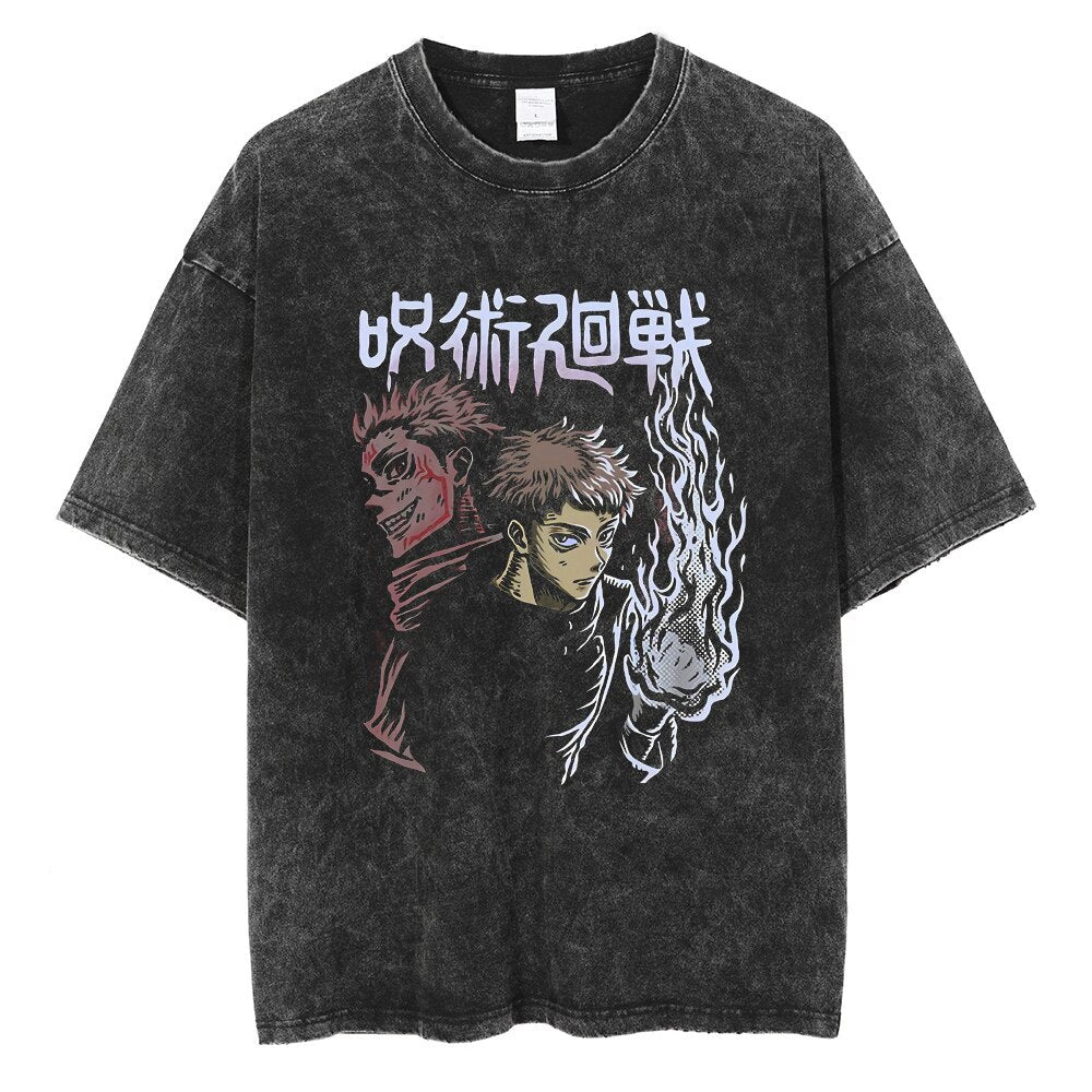 Denji - Jujutsu Kaisen T-shirt DarkGrey v9