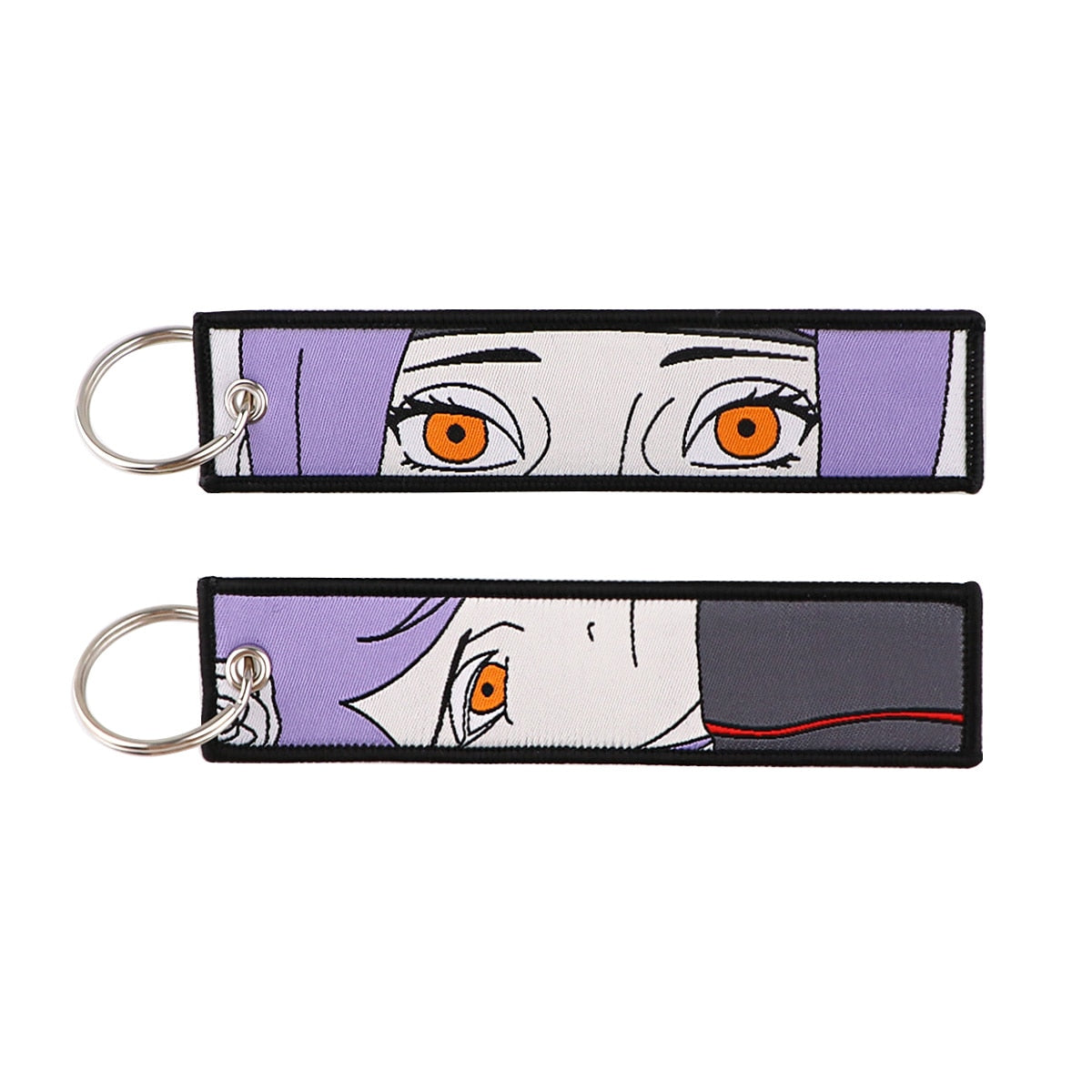 Naruto Embroidered Keychain Key Ring 9