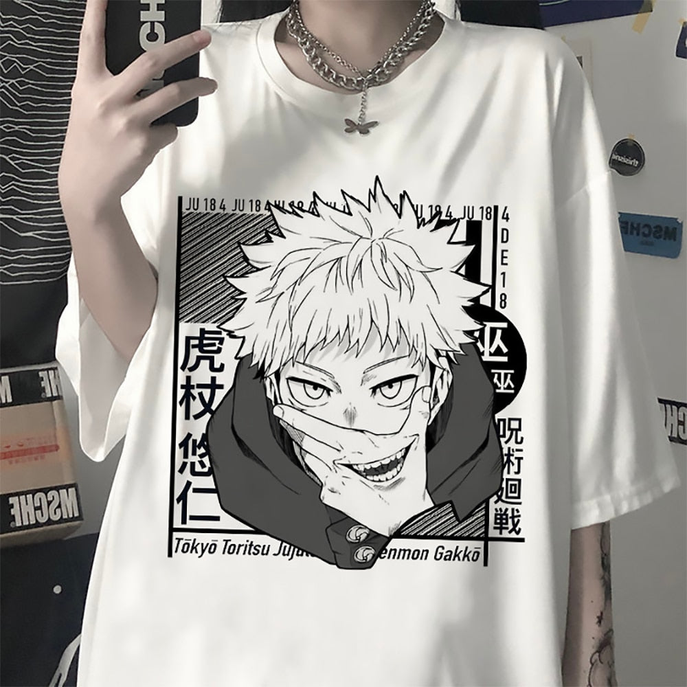 Jujutsu Kaisen Besto Frendo Print T Shirt  High Quality Anime Tshirt –  OTAKUSTORE