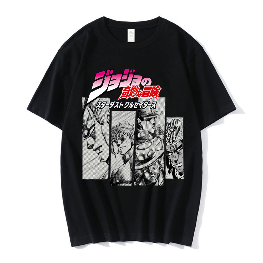 Jojo Bizarre Adventure Tshirt Black v5