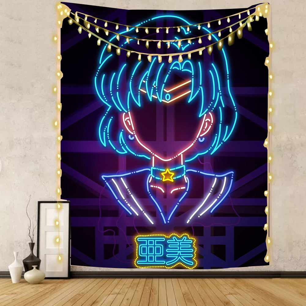 Sailor moon Wall Tapestry 3