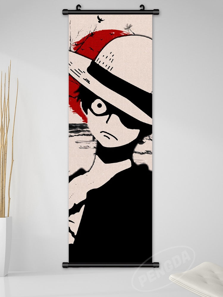 One Piece Scroll Poster Luffy v5 25x75cm