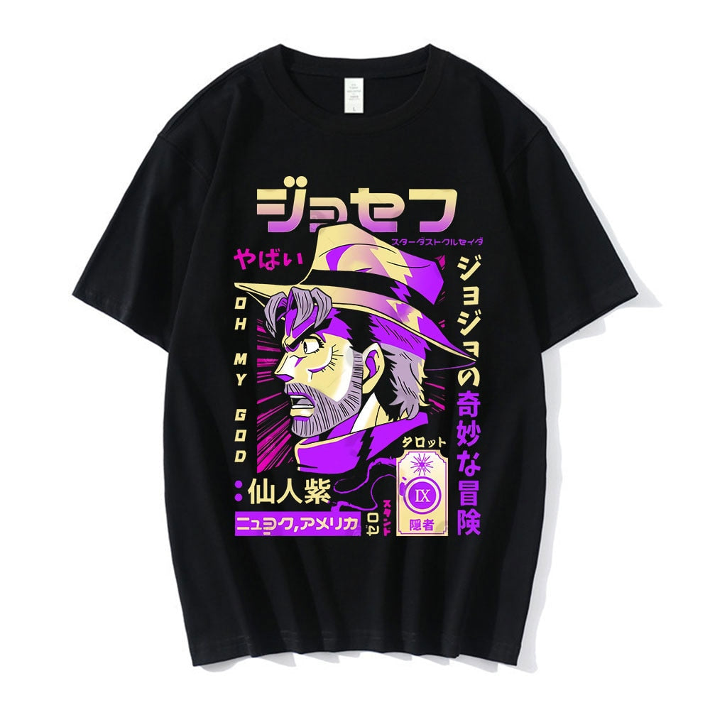 Jojo Bizarre Adventure Tshirt Black v2