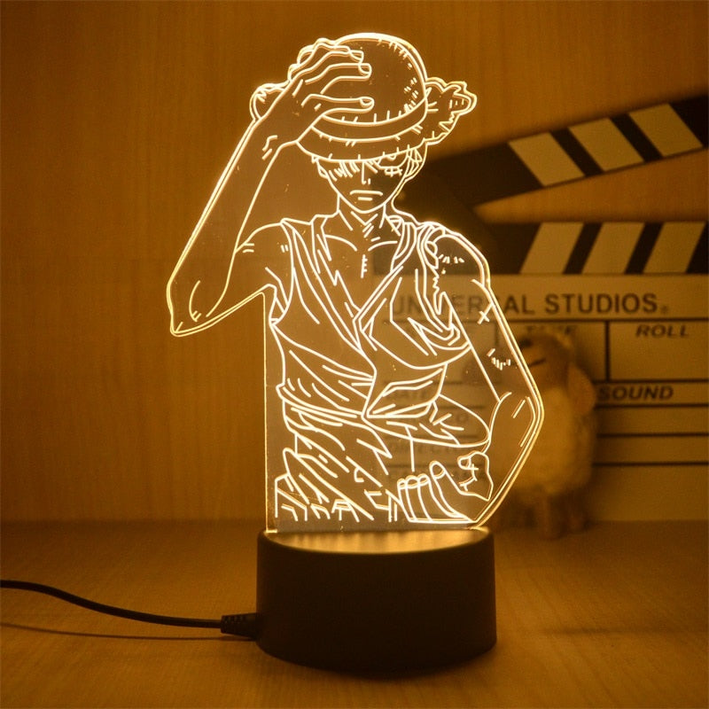 One Piece Night Light Lamp 1 18CM