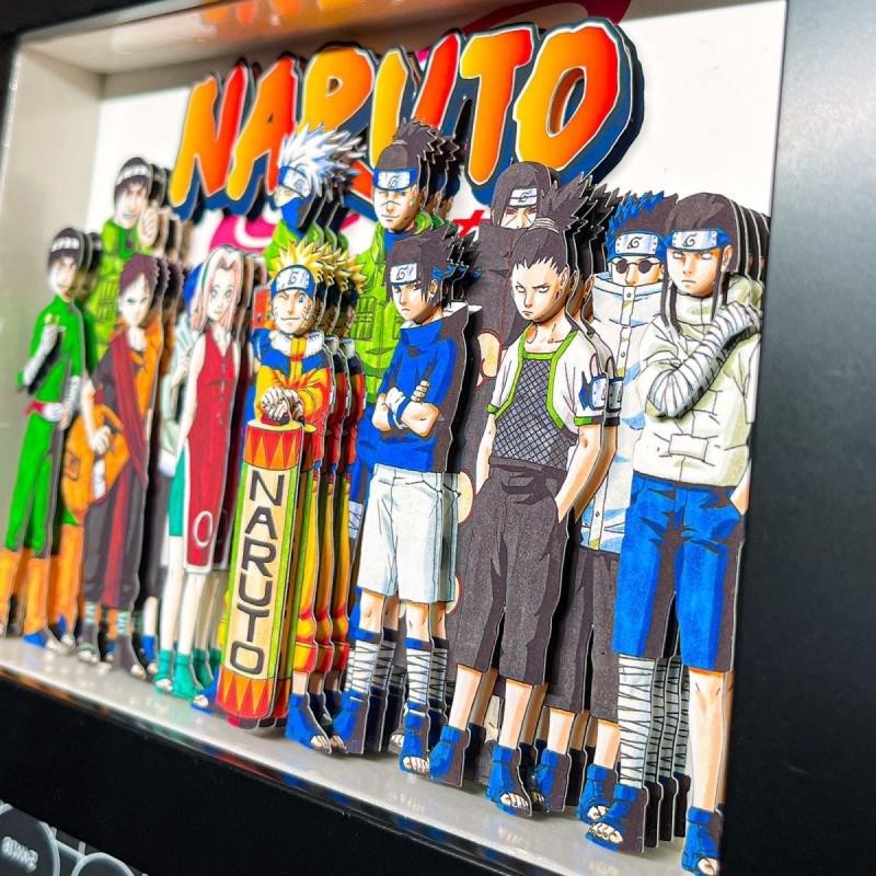 Naruto 3D Family Art Piece Anime art Piece OTAKUSTORE