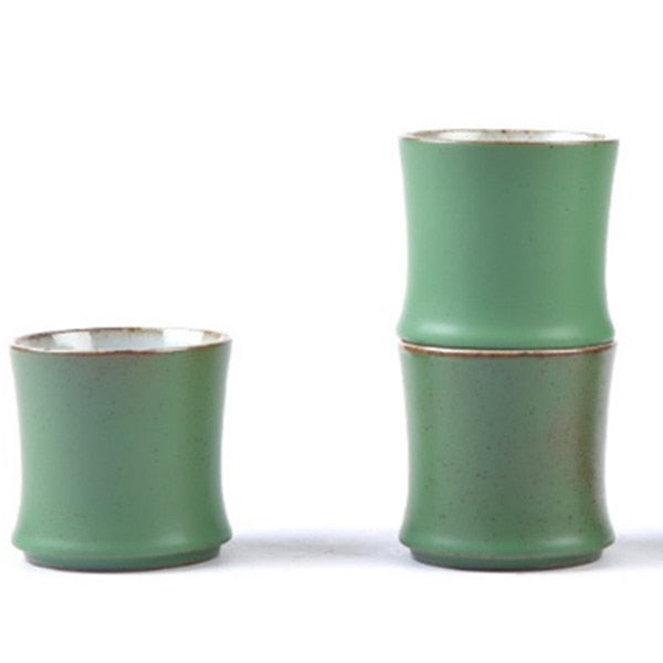 Bamboo Ceramic Cup 3 pcs