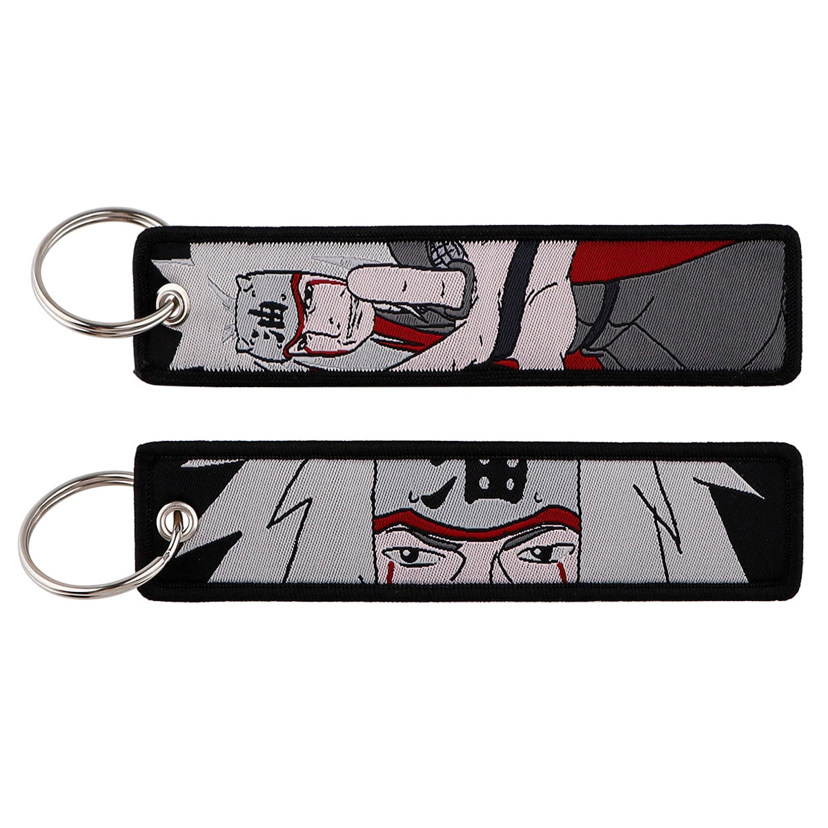 Naruto Embroidered Keychain Key Ring 20