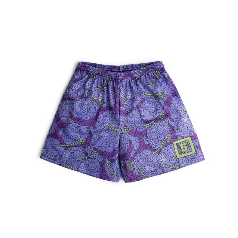One Piece Shorts purple