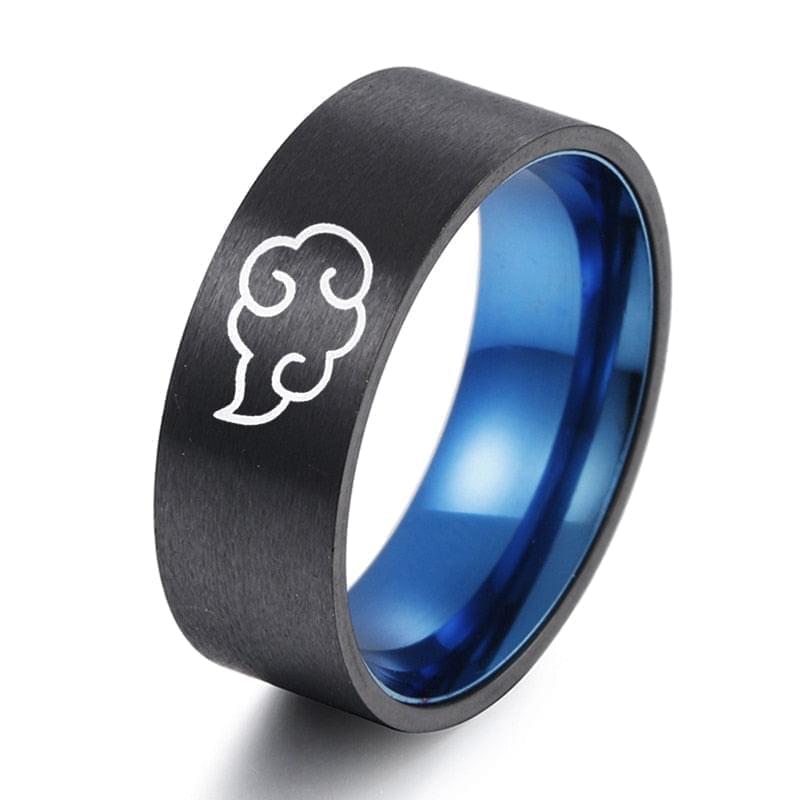 Akatsuki Ring Black Blue Merge