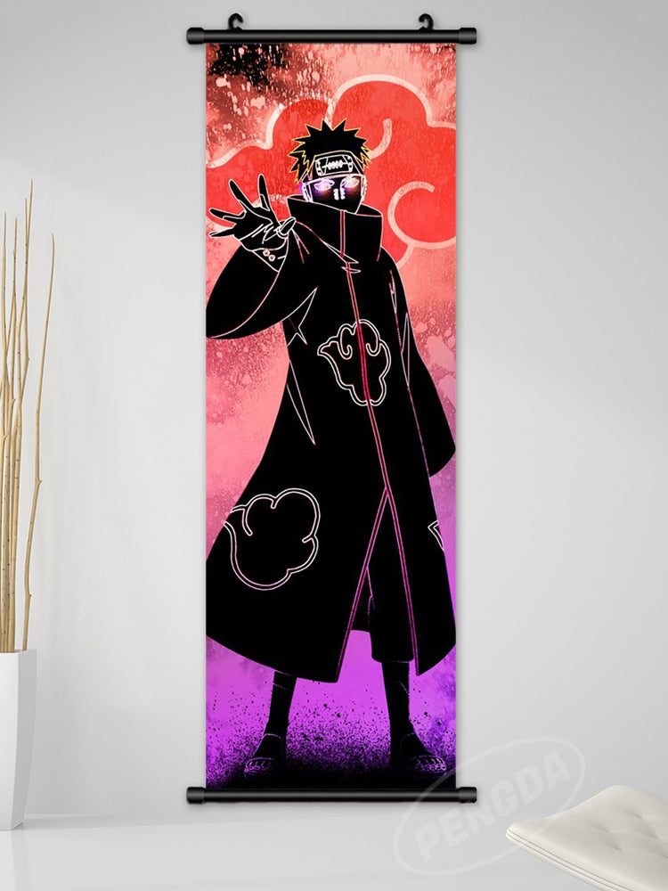 Naruto Silhouette Scroll Poster V-30242 25x75cm