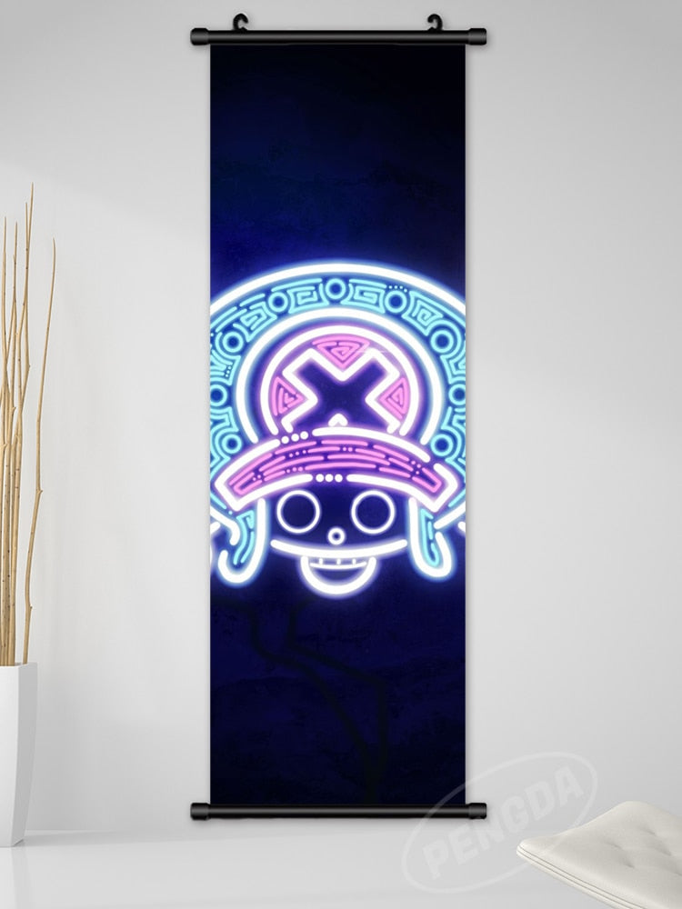 One Piece LED Style Scroll Poster slgh-One Piece-21 25x75cm