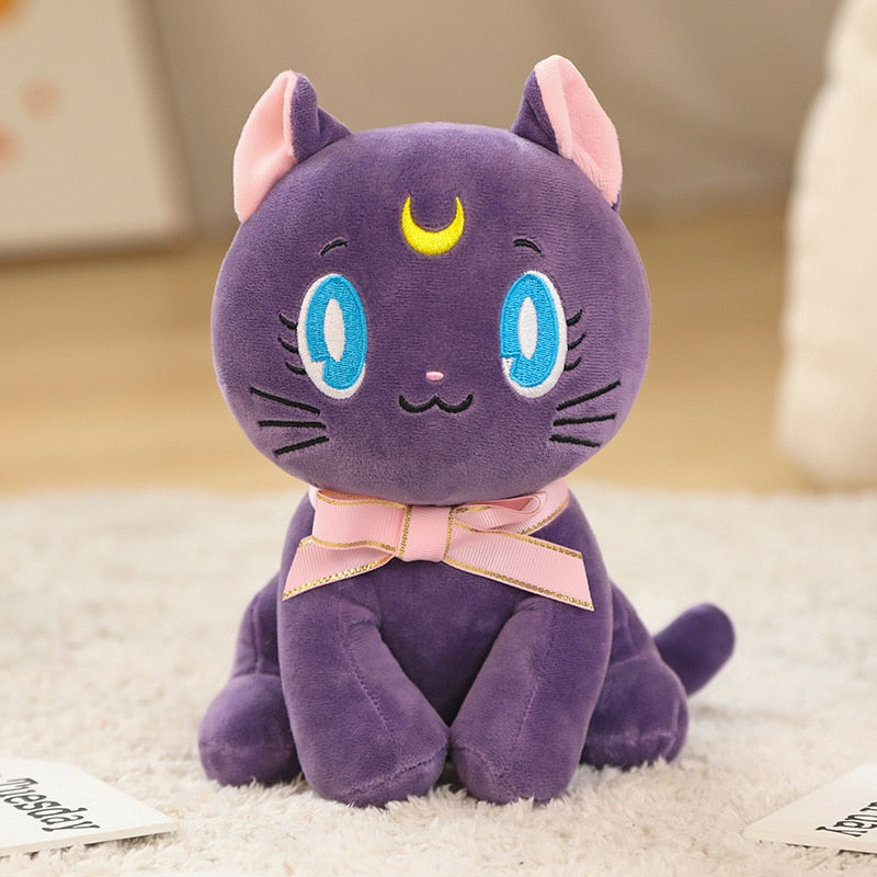 Sailor Moon Plush Toy 25cm Luna Cat