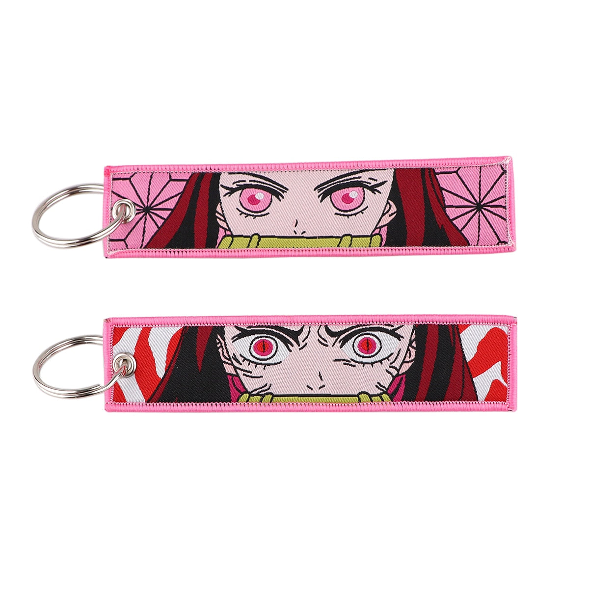 Anime Embroidery Keychain Key Ring 53
