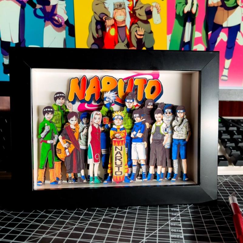 Naruto 3D Family Art Piece